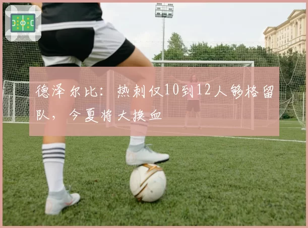德泽尔比：热刺仅10到12人够格留队，今夏将大换血